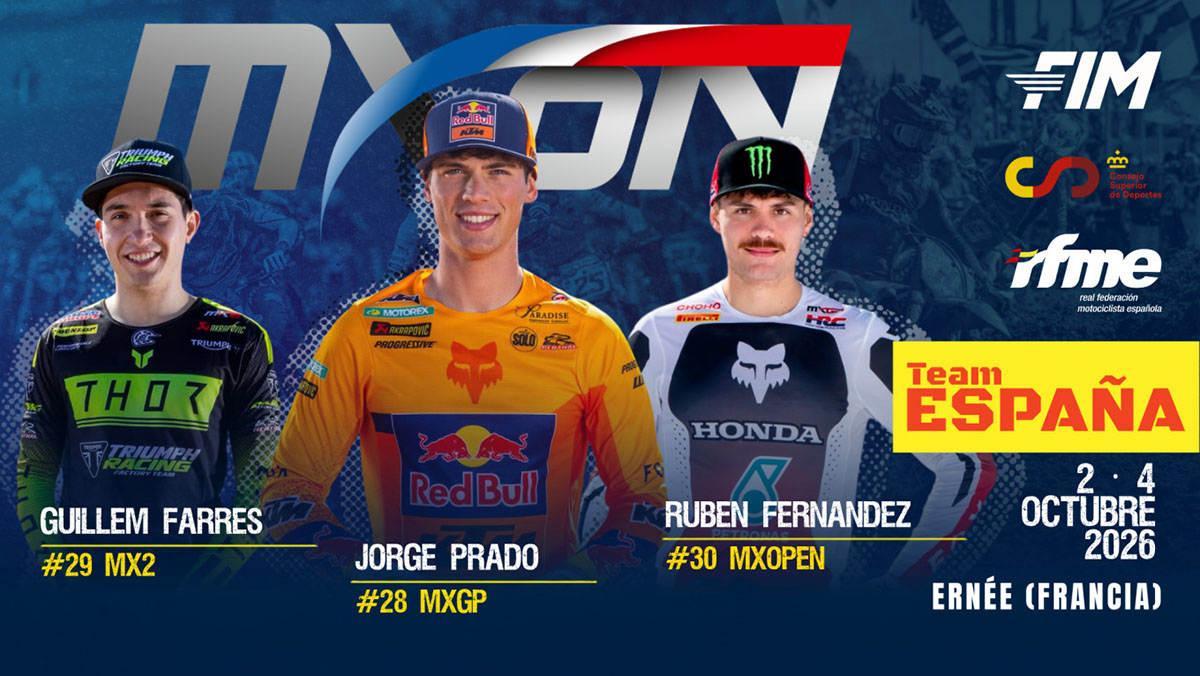 Prado, Farrés y Fernández: España va a por el podio en el MX de las Naciones