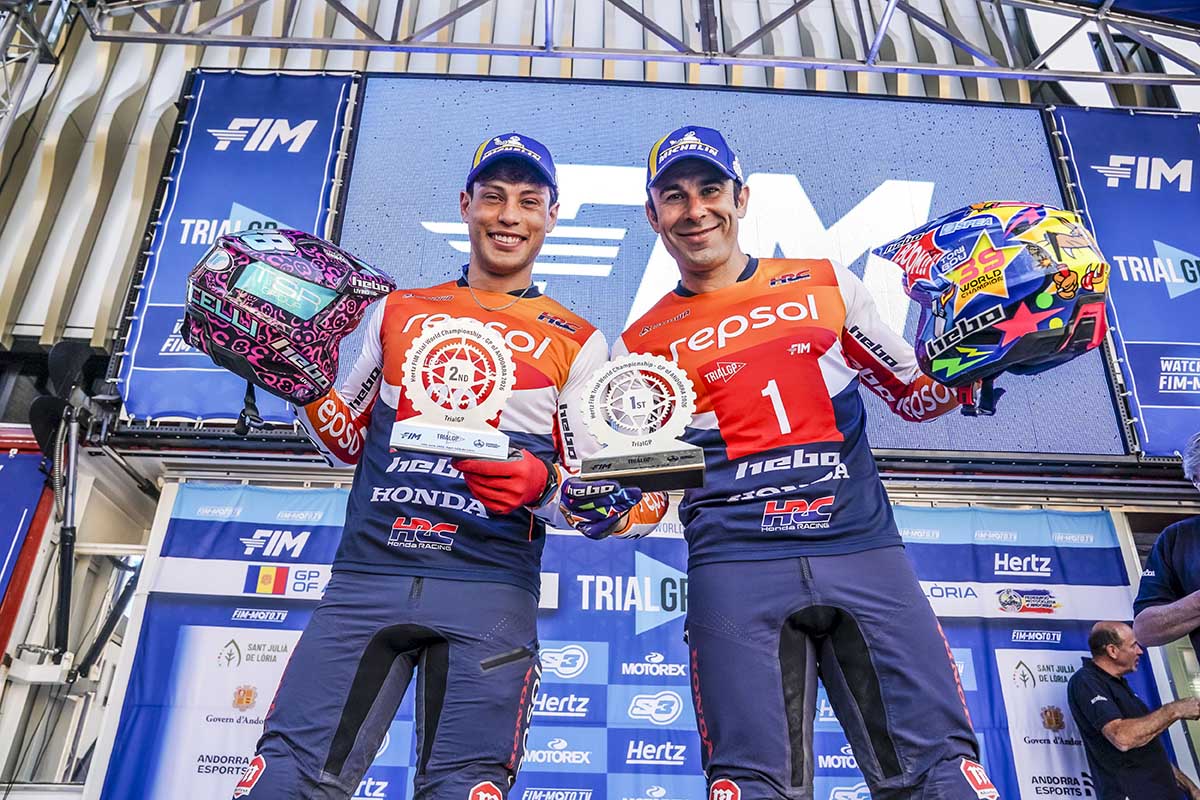 Bou arrasa en Andorra y Marcelli se afianza como segundo del Mundial