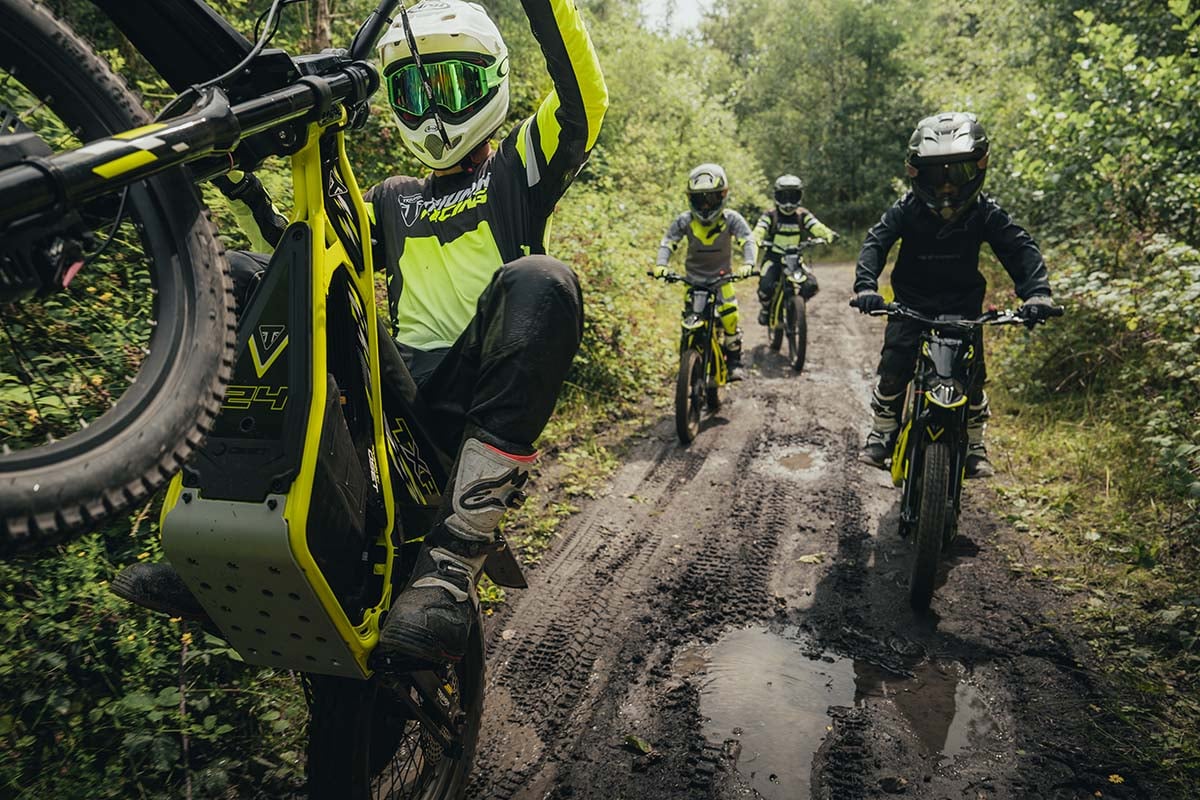 Triumph lanza la nueva gama TXP: sus primeras motos eléctricas off-road para niños desde los 3 años