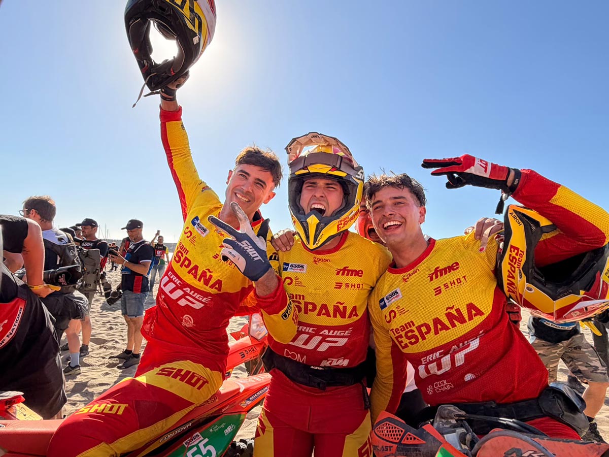 Podio de España y segundo puesto de Josep García en los Seis Días de Enduro