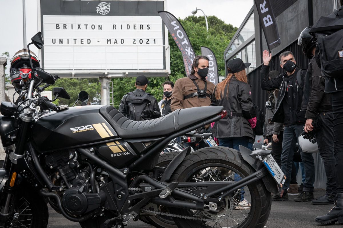 Así fue el primer encuentro entre los motoristas de Brixton en España