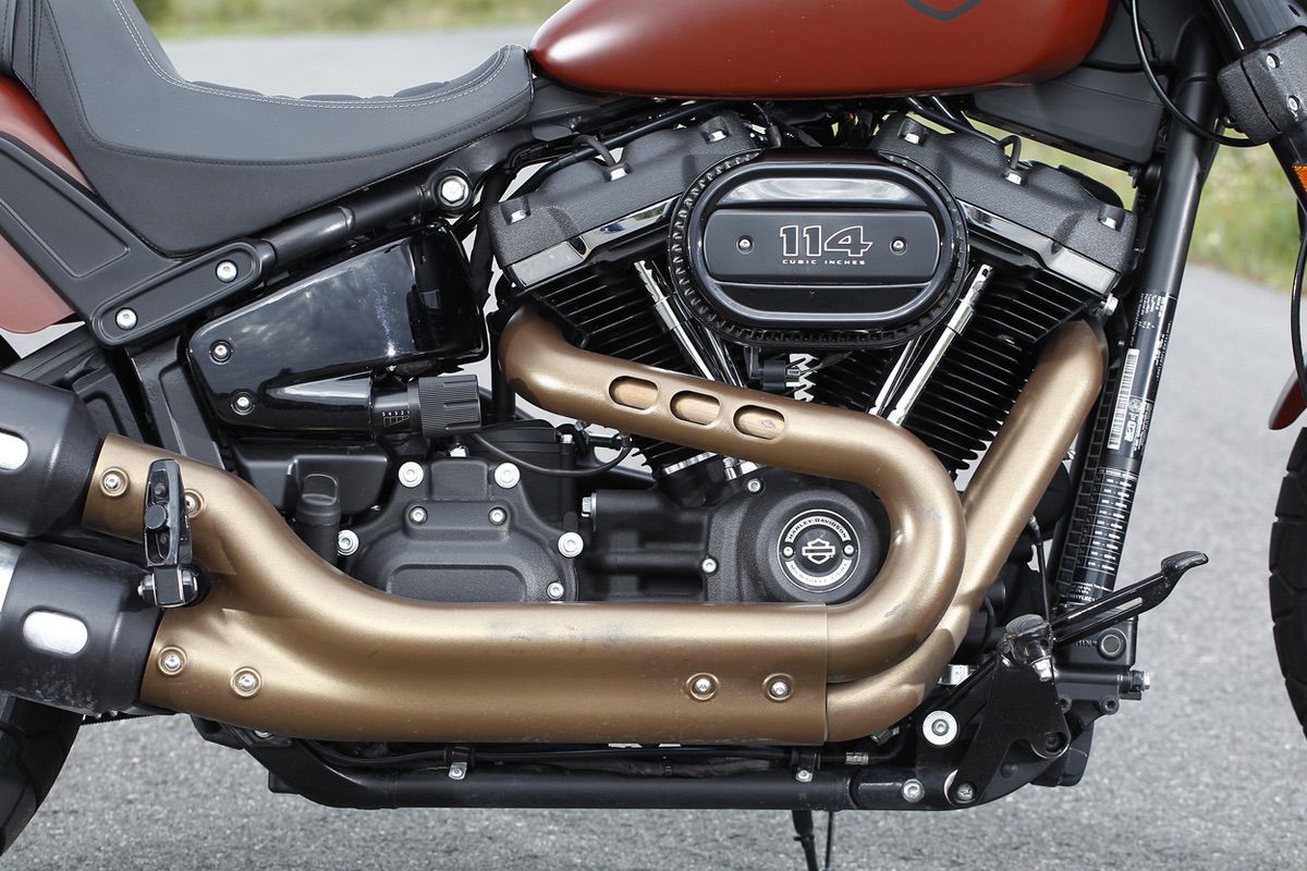 Motor de la Harley Davidson Fat Bob