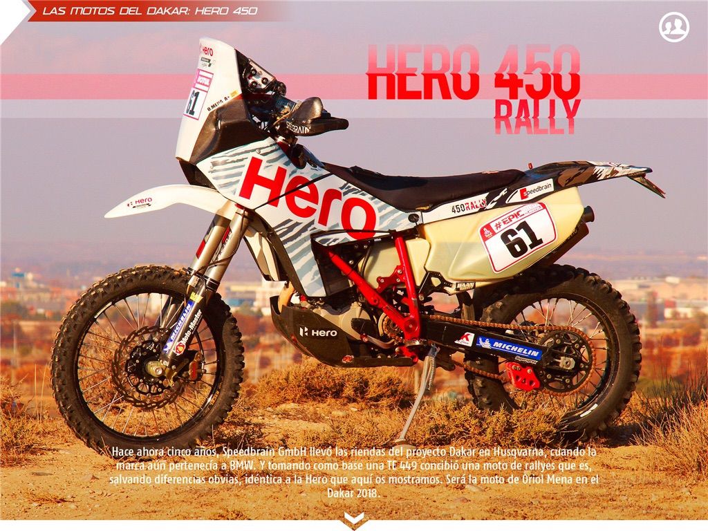 Hero 450 Rally Dakar 2018