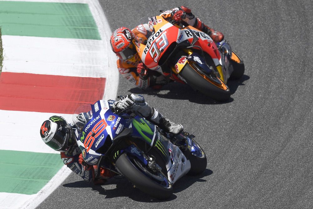 Los rebufos fueron la clave del GP de Italia de MotoGP