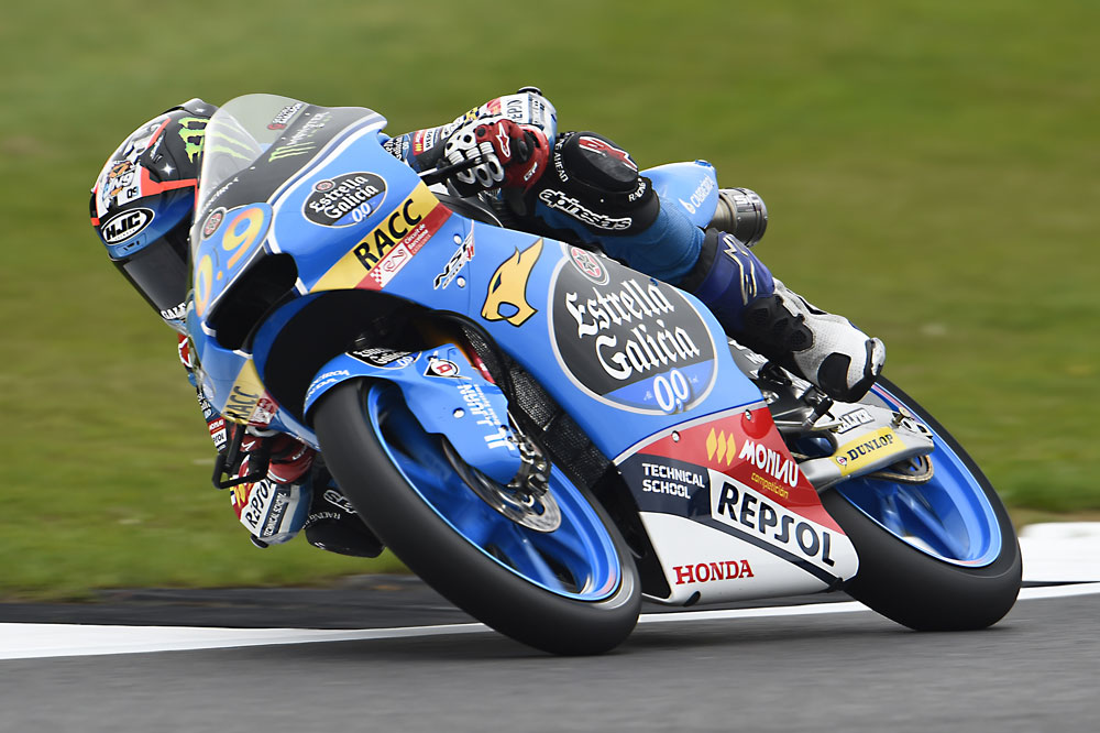 Caida de Jorge Navarro en Silverstone
