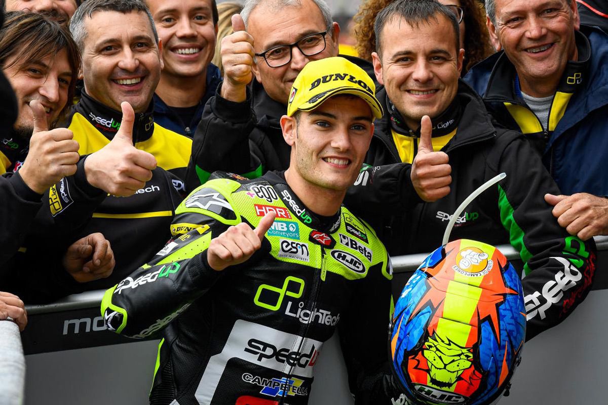 Jorge Navarro se ha hecho con su primera pole en Moto2  a pesar de caer en la Q2