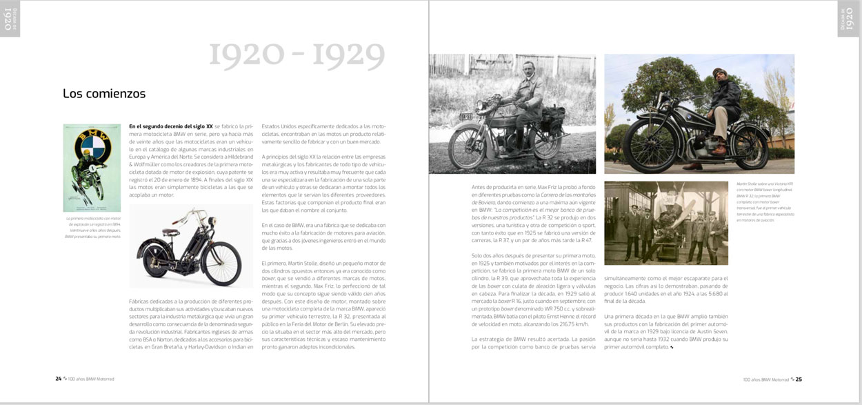 Páginas del libro 100 Años BMW Motorrad Páginas del libro 100 Años BMW Motorrad