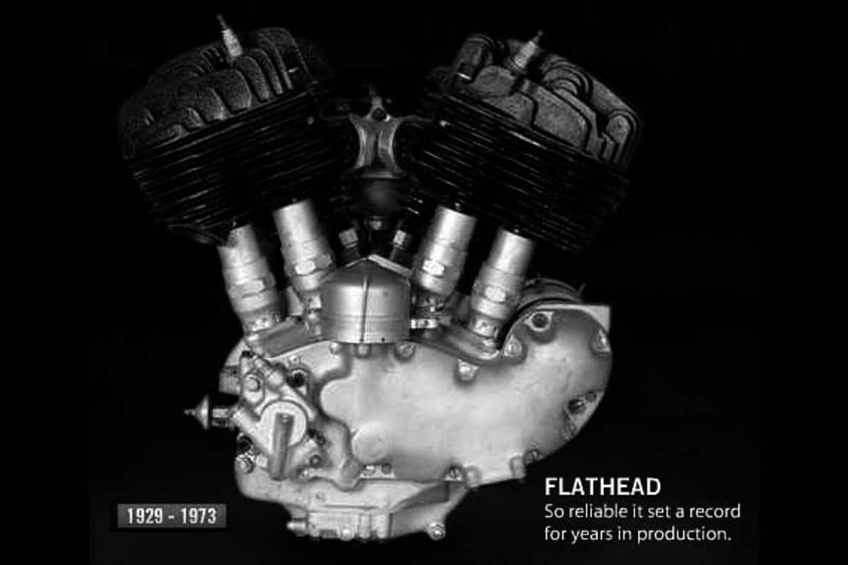 El primer motor V- Twin de Harley Davidson