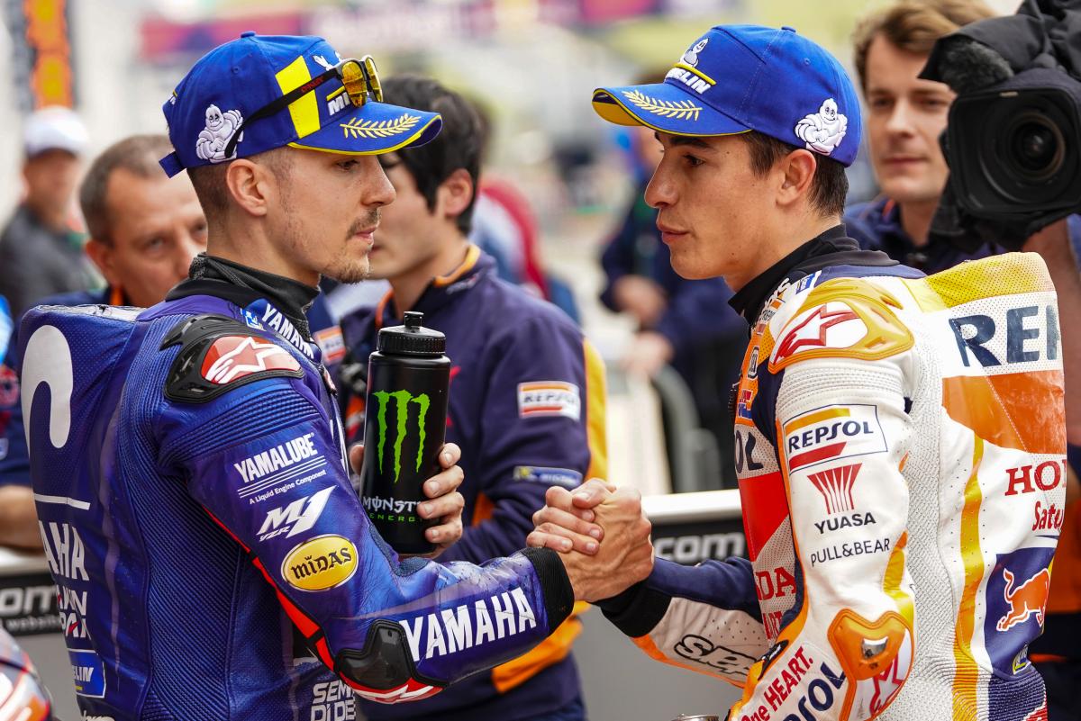 Marc Márquez y Maverick Viñales Austin 2018