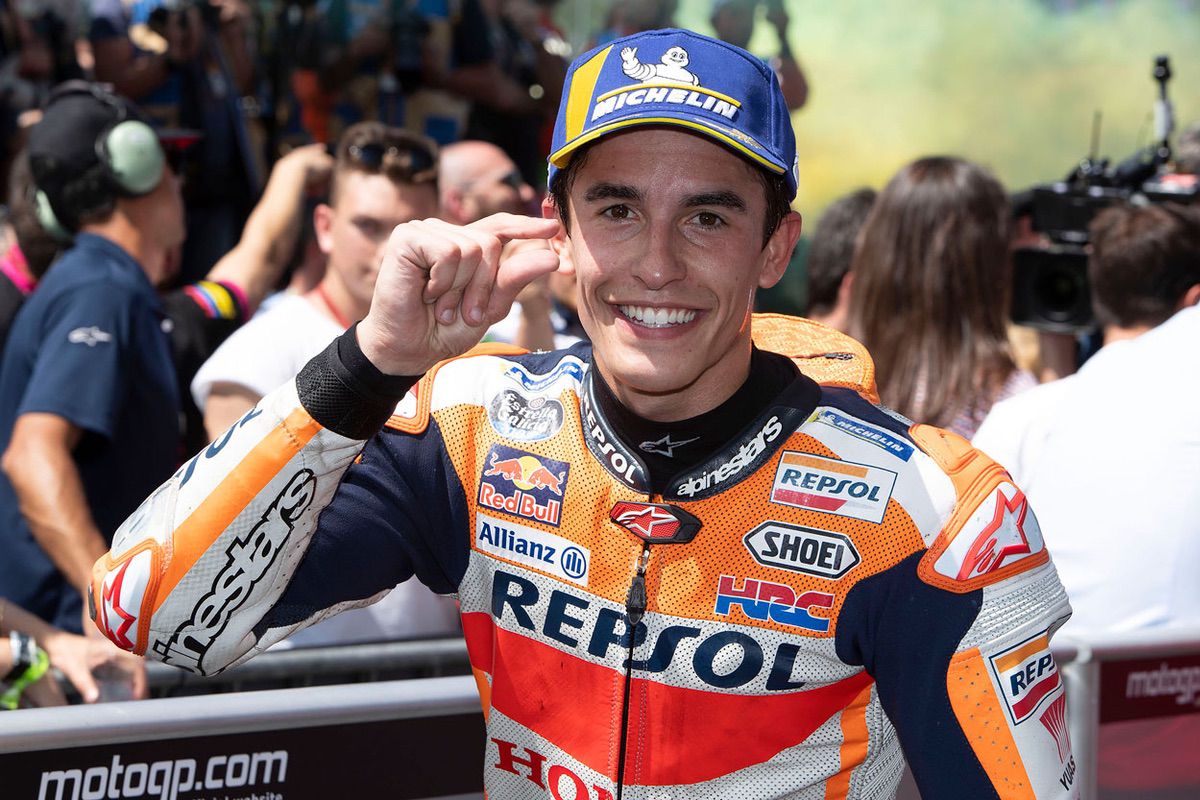 Marc Márquez antes del GP de Catalunya Marc Márquez antes del GP de Catalunya