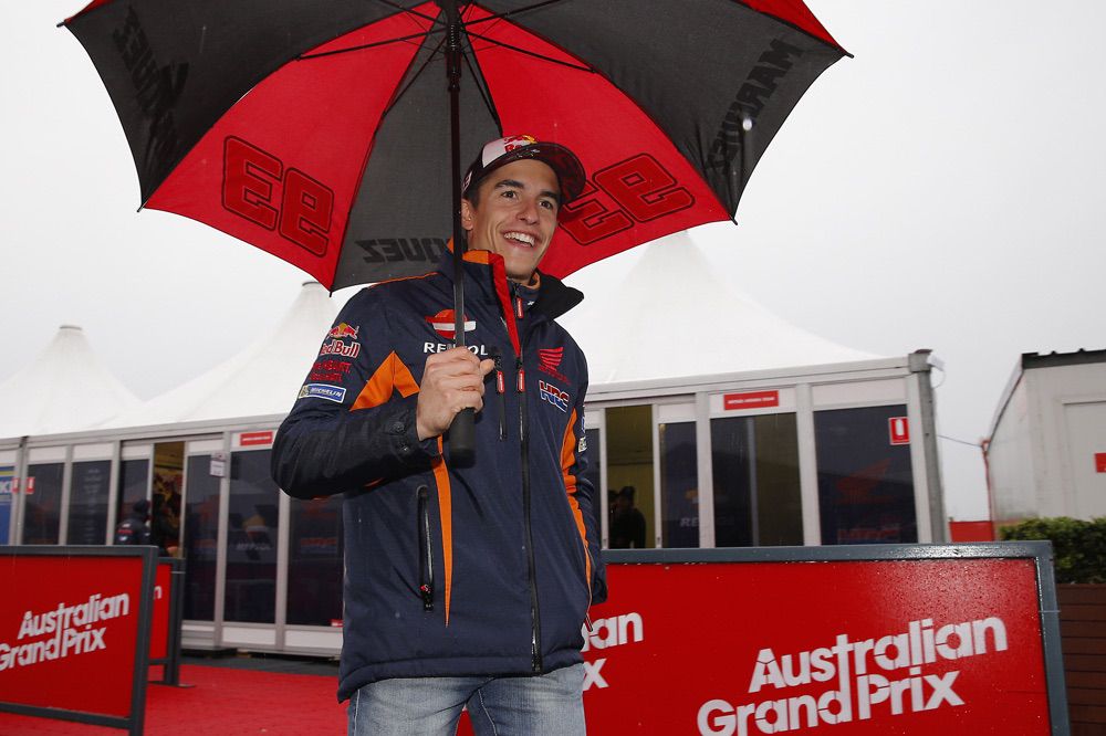 Marc Marquez en Australia, la carrera de mañana será una incógnita