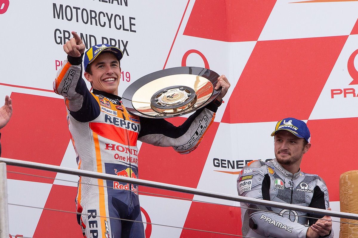 Victoria de Marc Márquez en el GP de Australia 2019 Victoria de Marc Márquez en el GP de Australia 2019