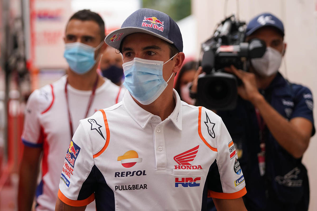 Marc Marquez progresa adecuadamente