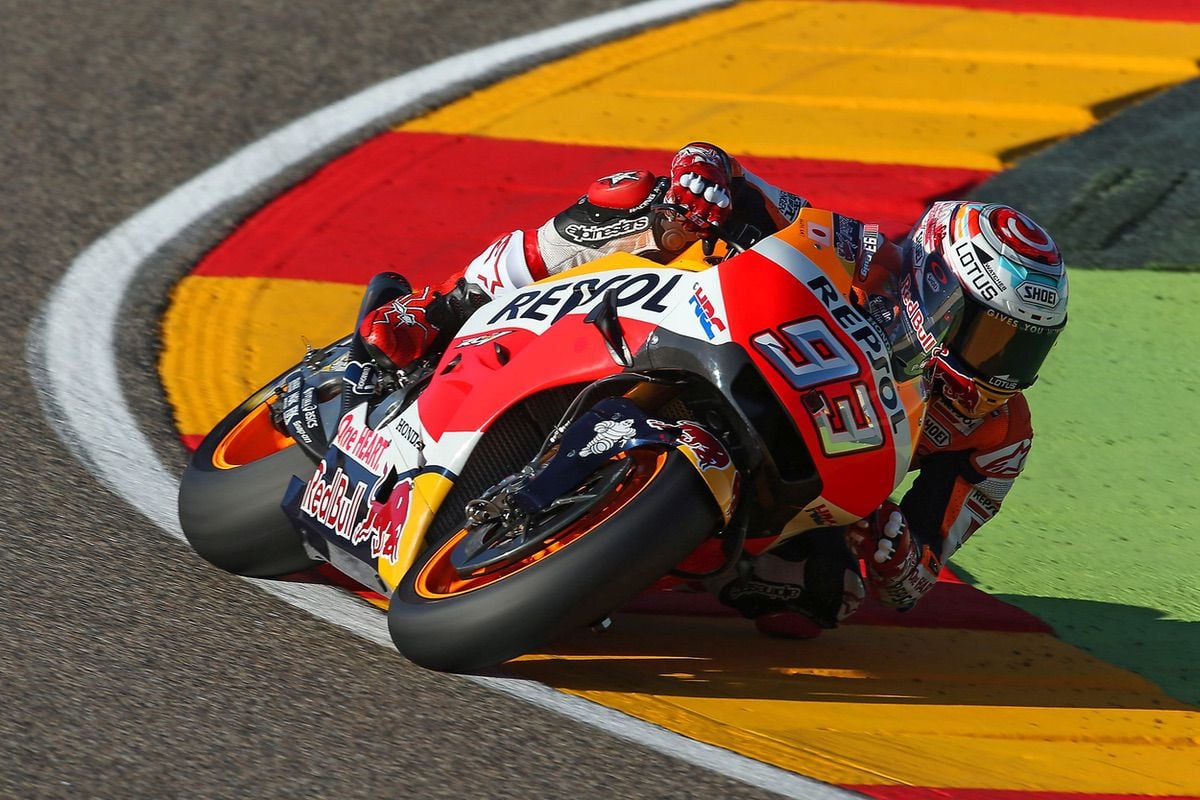 Marc Márquez vence en Motorland Aragón 2016