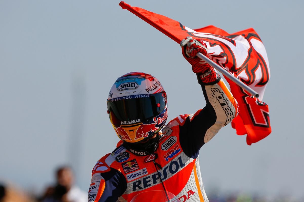 Márquez polémica bandera