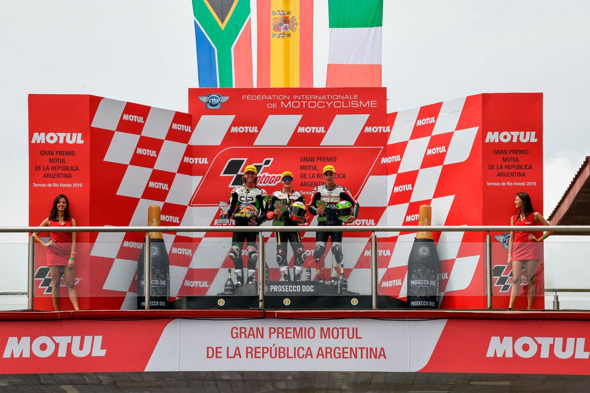 Jaume Masia logró la primera victoria de su vida deportiva en el Mundial de Moto3