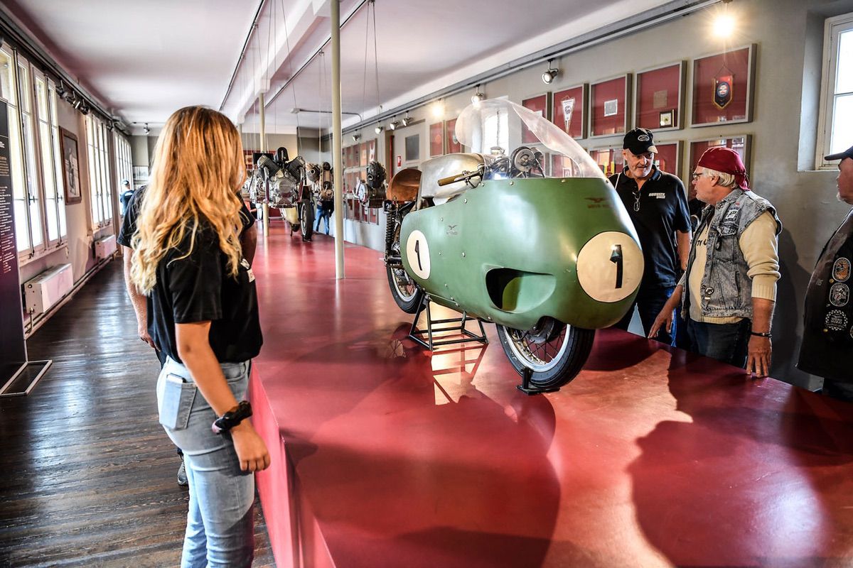 Exposición de Moto Guzzi en los Open House 2019