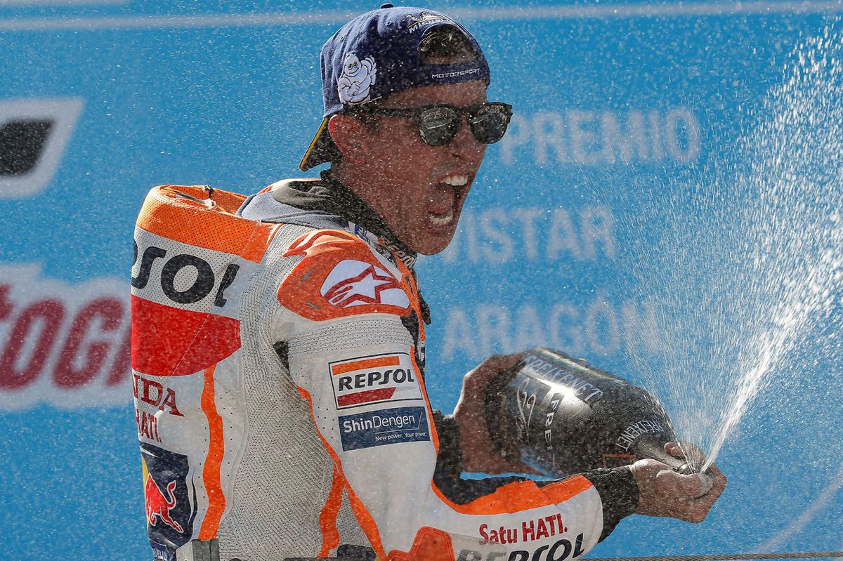 Marc Márquez venció el GP de Aragón 2018 Marc Márquez venció el GP de Aragón 2018