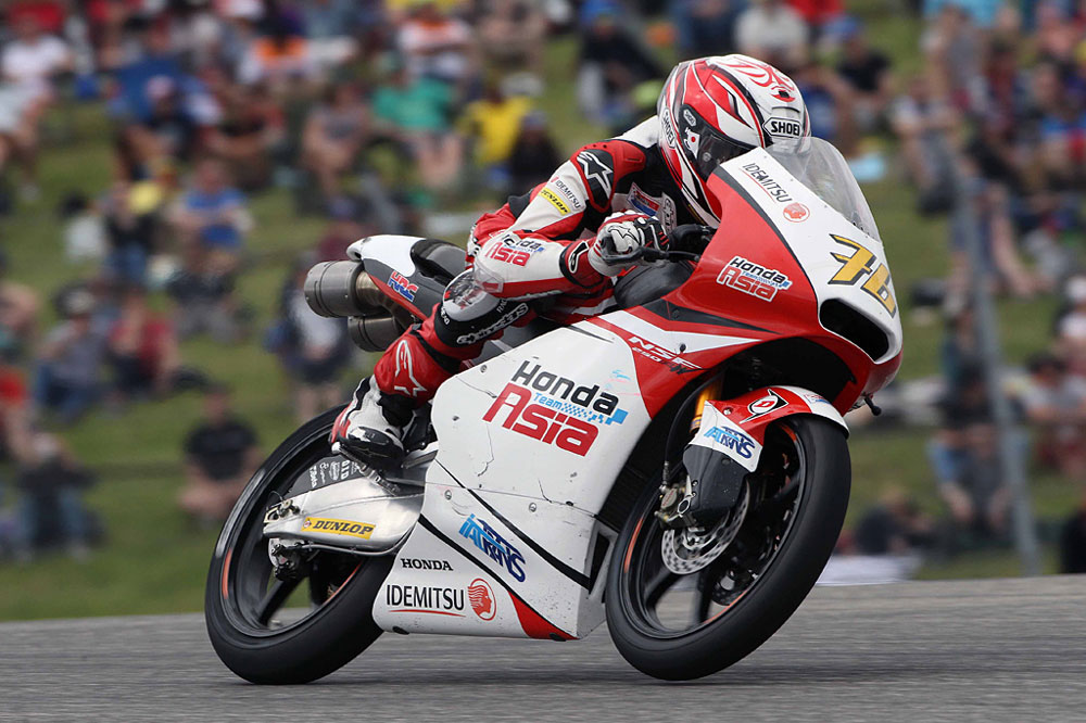 Victoria del Malasio Pawi durante el GP de Alemania de Moto3