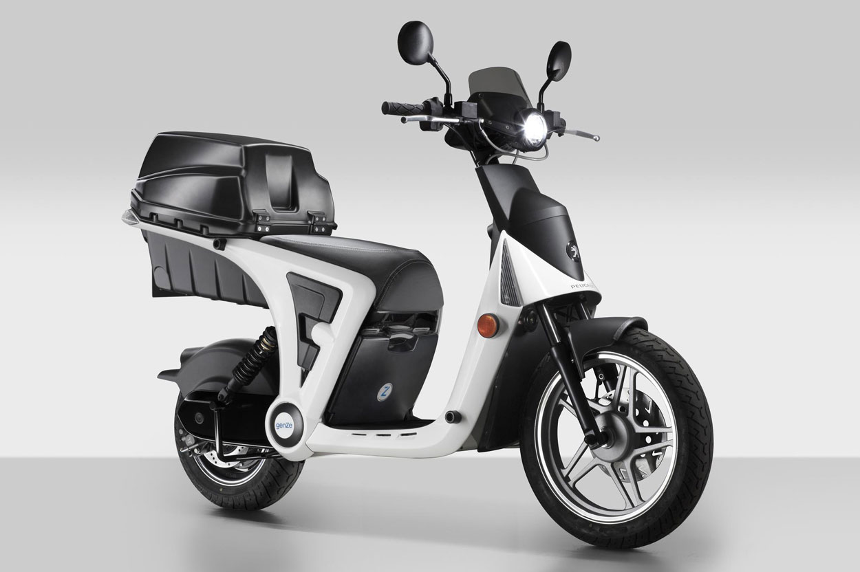 Peugeot 2.0, scooter electrico pensado para el bike sharing