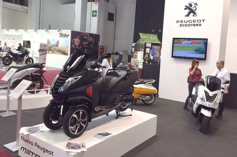 Peugeot Scooter en el Salón Motoh Barcelona