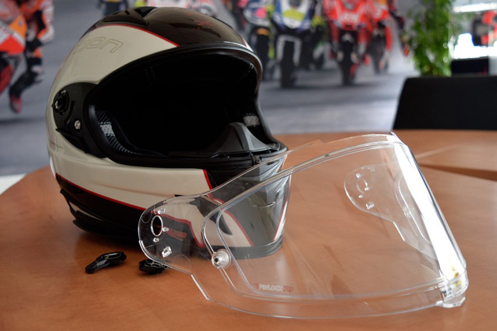Pinlock casco moto