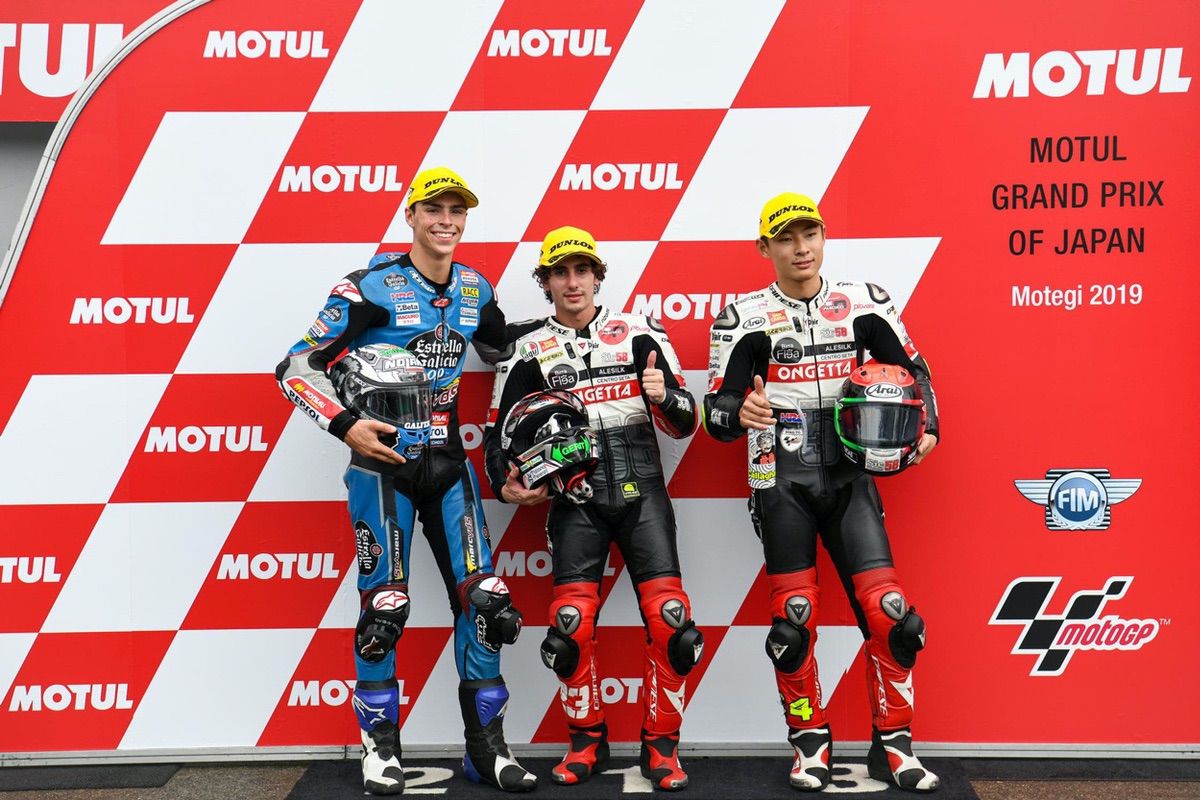 Pole de la categoría Moto3 del Gran Premio de Japón Pole de la categoría Moto3 del Gran Premio de Japón