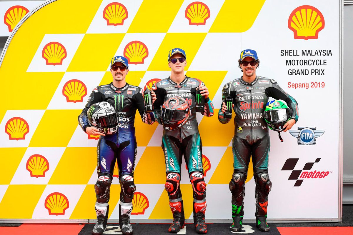 Pole de pilotos Yamaha del Gran Premio de Malasia 2019