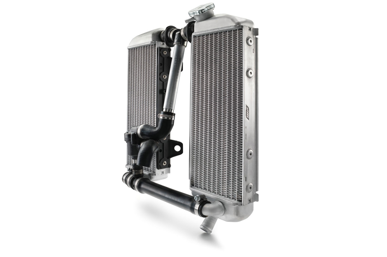 El radiador de nuestra moto