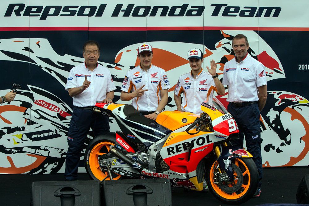Presentacion del equipo Repsol Honda MotoGP 2016