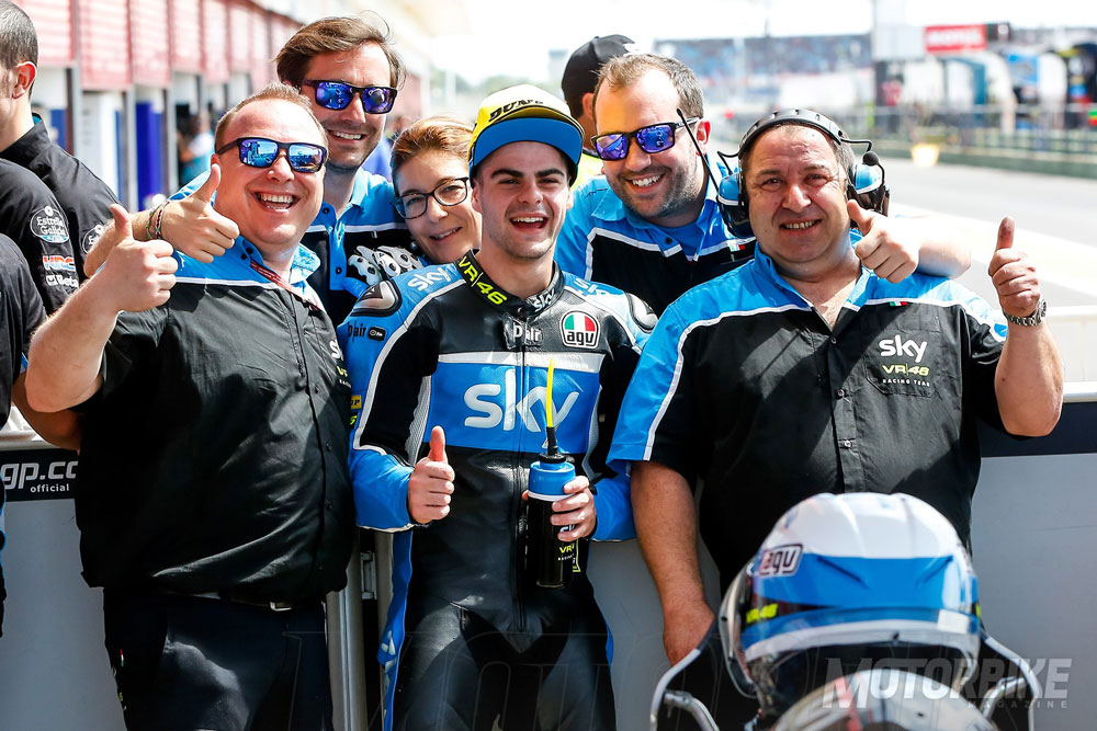 Romano Fenati Suspendido en Moto3