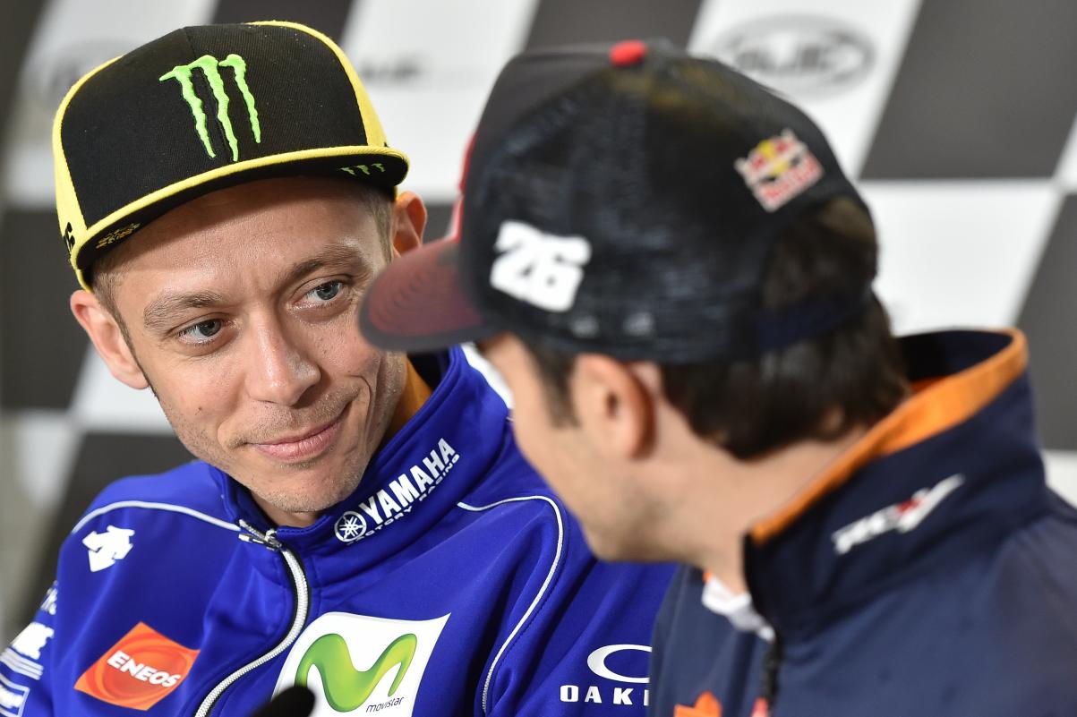 Rossi y Pedrosa