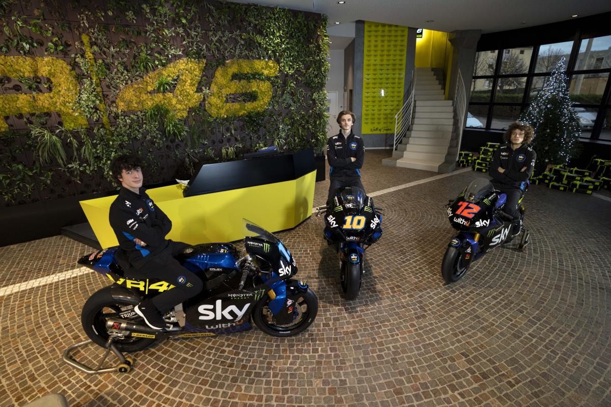 El SKY Racing Team VR46 ya tiene moto para 2021