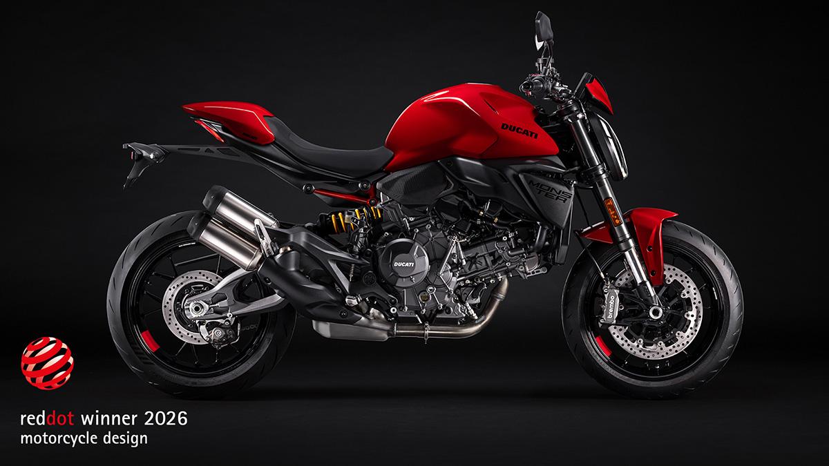 La Ducati Monster 2026 gana el Red Dot por su diseño