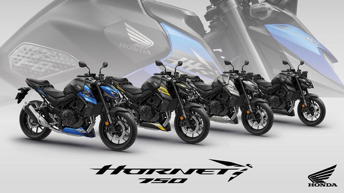 Honda CB750 Hornet 2027, cuatro nuevos colores para seguir arriba