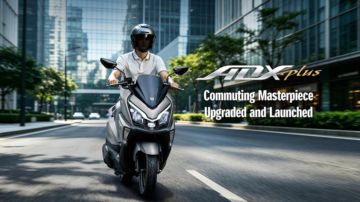 ABS Bosch, TCS Hitachi, pantalla TFT y llave inteligente. La Haojue ADX125 Plus lleva tecnología poco habitual a un scooter de 125 que sorprende por su precio en China.