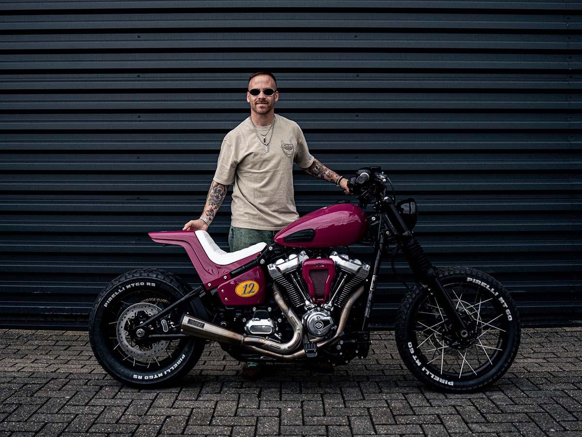Seis Harley, seis locuras custom y una española que quiere dar guerra