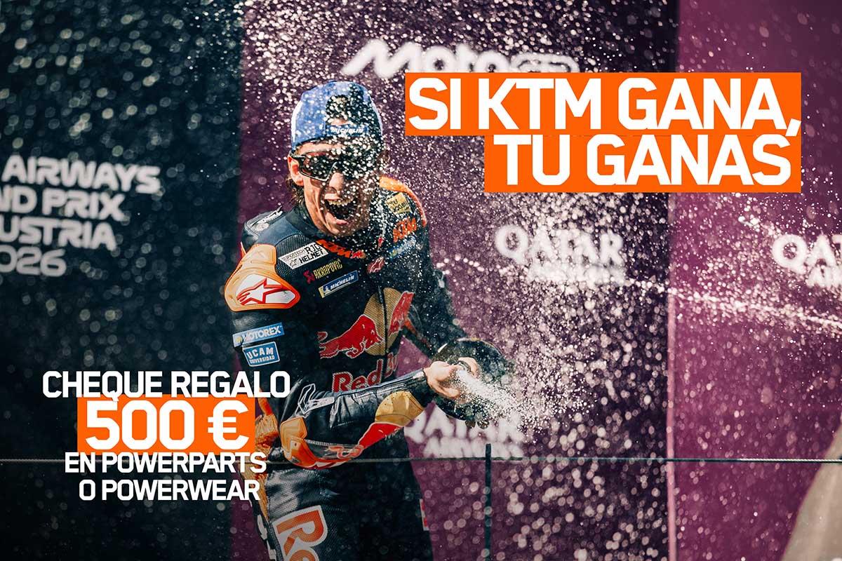 Pedro Acosta gana en MotoGP y KTM responde con 500 euros de regalo