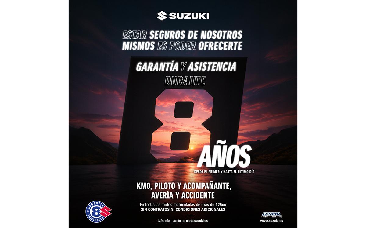 Suzuki juega la carta de los 8 años de garantía