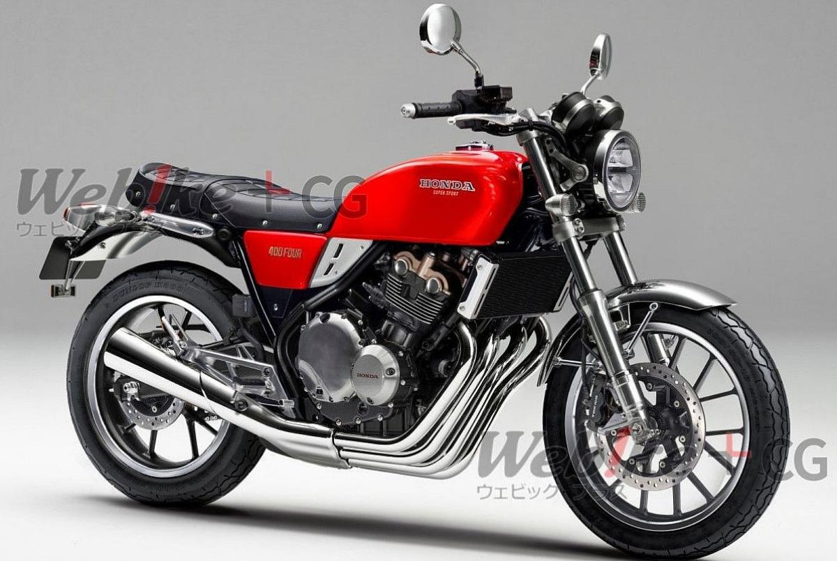 Honda 500/400 tetracilíndrica, en principio para China