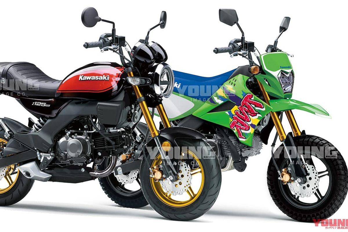 ¿Kawasaki Z125RS y KSR125: mini-retro de iniciación?