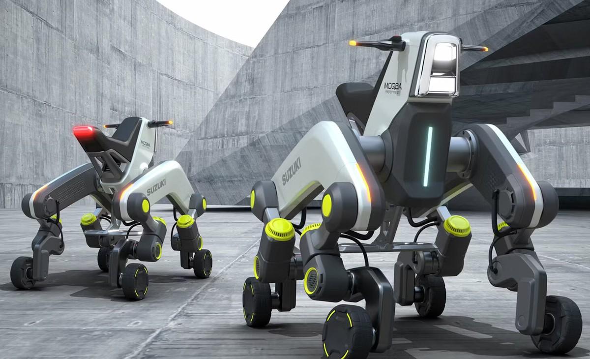 Suzuki MOQBA: con cuatro ruedas ¡y cuatro patas!