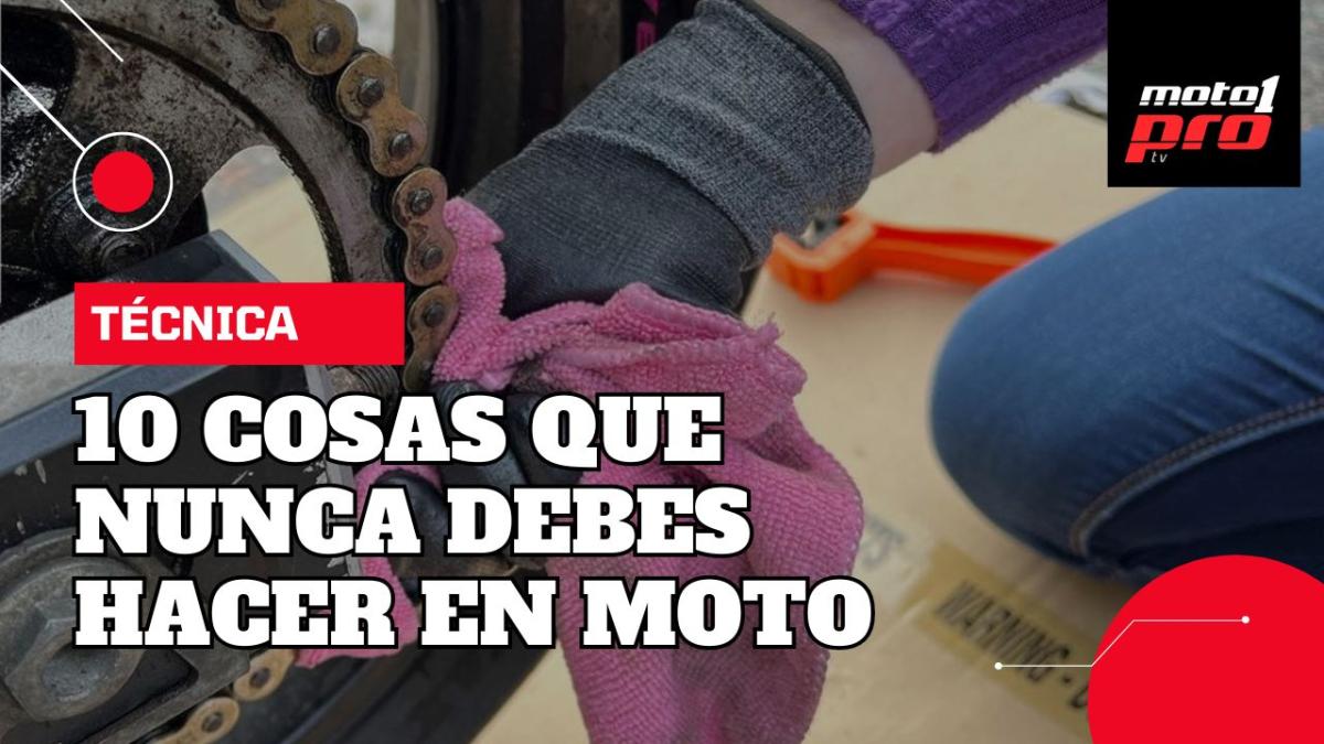 Técnica: 10 cosas que no debes hacer nunca en moto