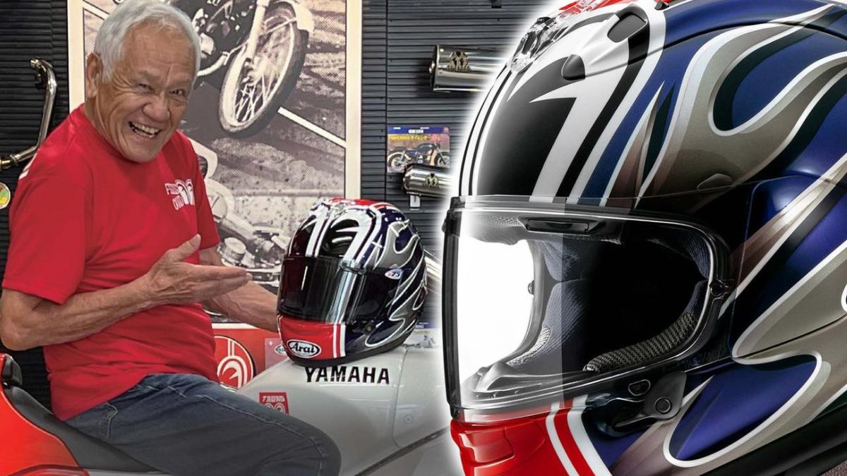 Arai RX-7X SP Tadao: el icónico casco de los ojos