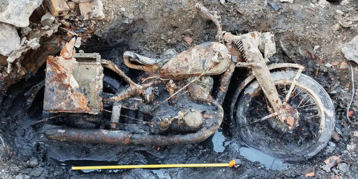 DKW ZN 350-1 del ejército nazi: ¡80 años sumergida en el Danubio!