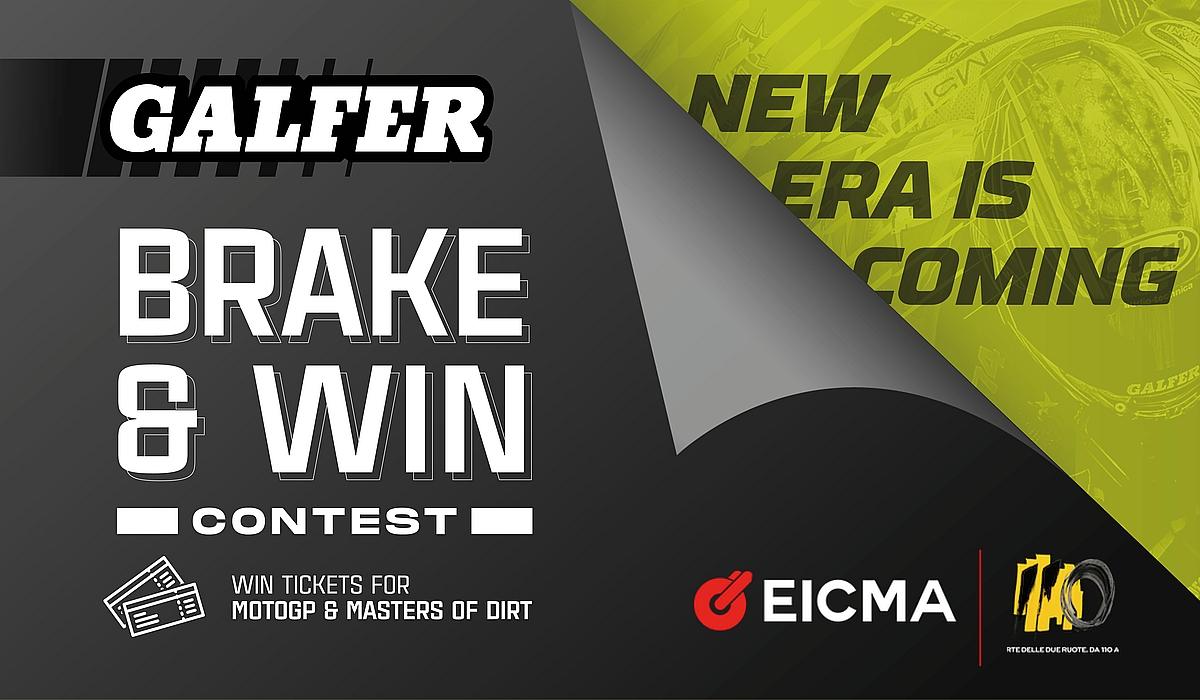 Galfer celebra en el EICMA 2024 el concurso: frena y gana