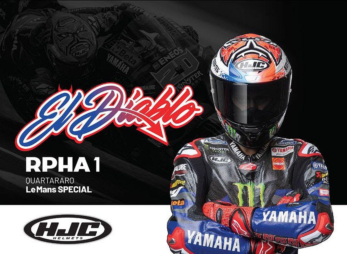 Casco HJC Quartararo Le Mans Replica: calidad MotoGP
