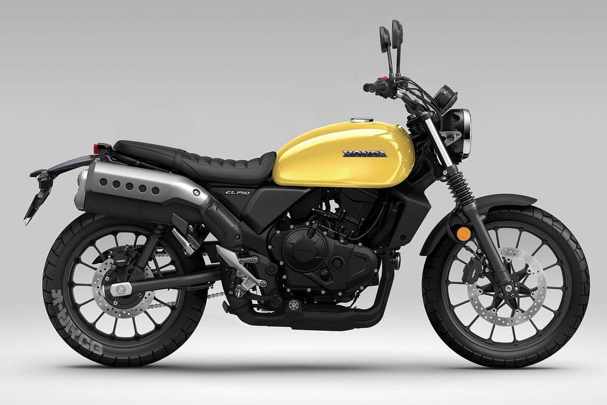 Honda CL750: ¿la cuarta de la familia Hornet-Transalp?