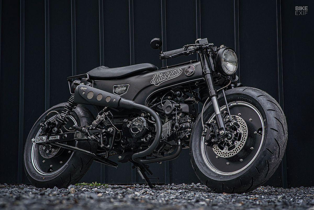 Ensueño: Honda Dax K-Speed café racer, la bala negra