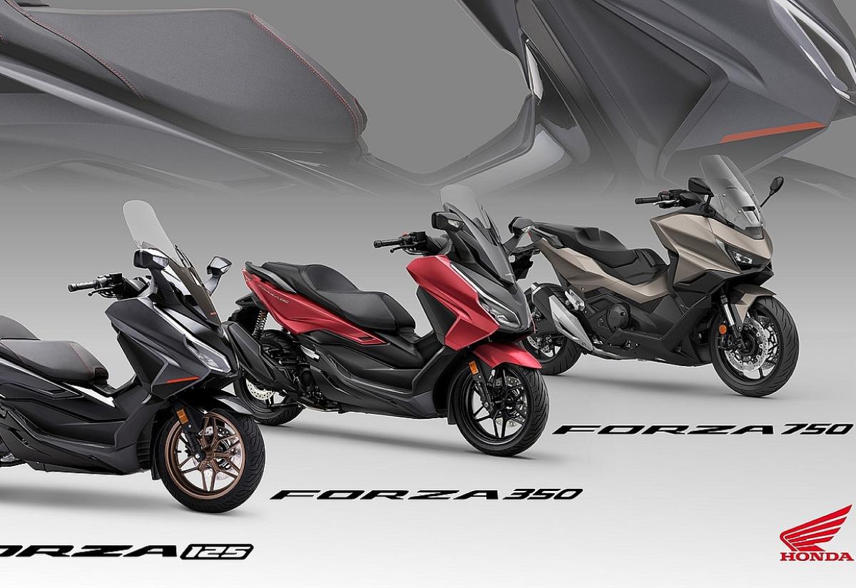 Nuevos Honda Forza 125, 350 y 750 para 2025: así son